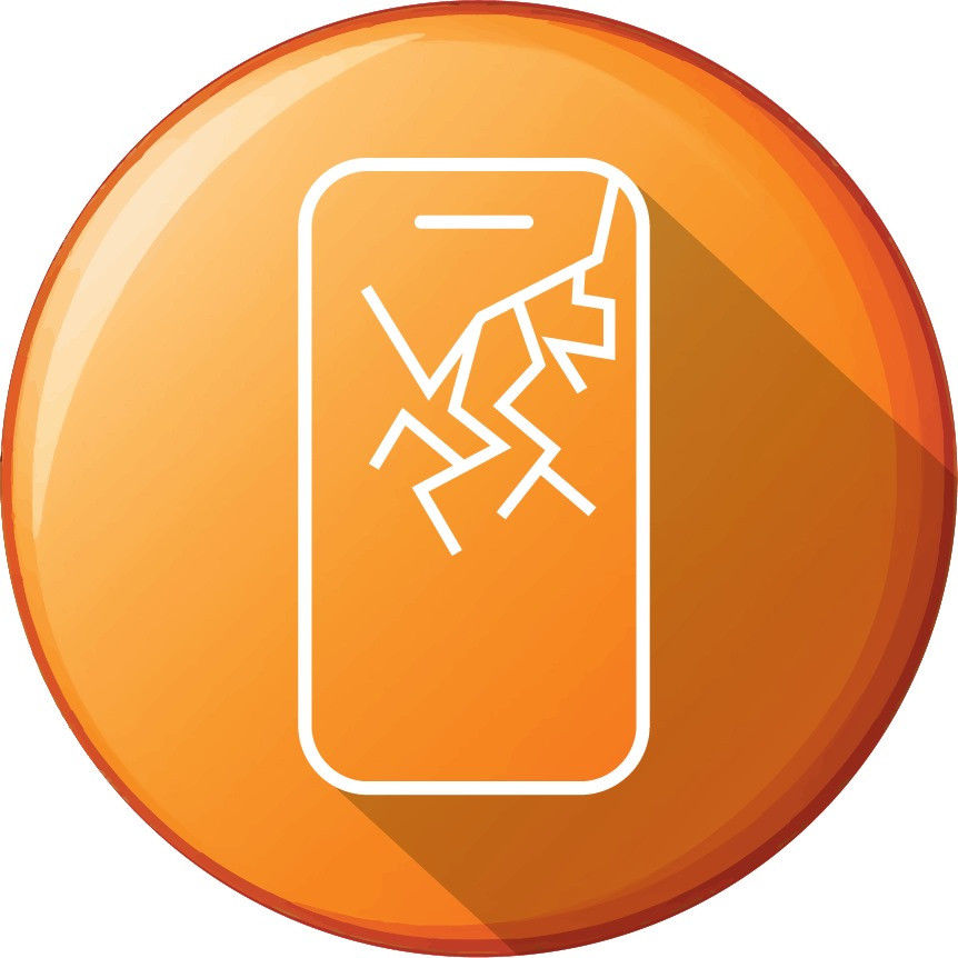 iPhone X S max cracked screen repair